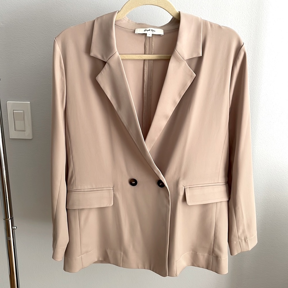 Simple Retro Lightweight Blazer - image 2